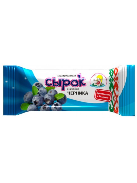 Сырок глазир. с Черникой 20% 40г*30 Минск МЗ №1 Сырок глазир. с Черникой 20% 40г*30 Минск МЗ №1